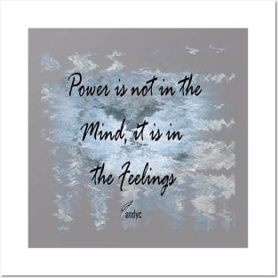 POWER IN FEELINGS SKY Posters and Art